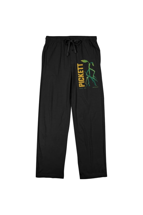 Fantastic Beasts Secrets Of Dumbledore Pickett Men's Black Sleep Pajama Pants-XL