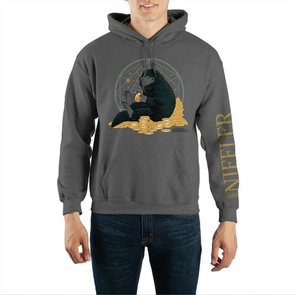 Fantastic Beasts: The Crimes of Grindelwald Niffler Pullover Hooded Sweatshirt-Small