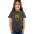 thumbnail image 1 of Fantastic Beasts The Secrets Of Dumbledore Brazil Ministry Flag Kids T Shirt (3) for Youth Toddler Boys and Girls, Charcoal, 1 of 5