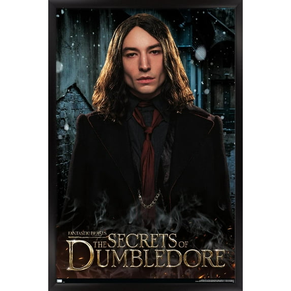 Fantastic Beasts: The Secrets of Dumbledore - Credence Barebone Wall Poster, 14.725" x 22.375" Framed