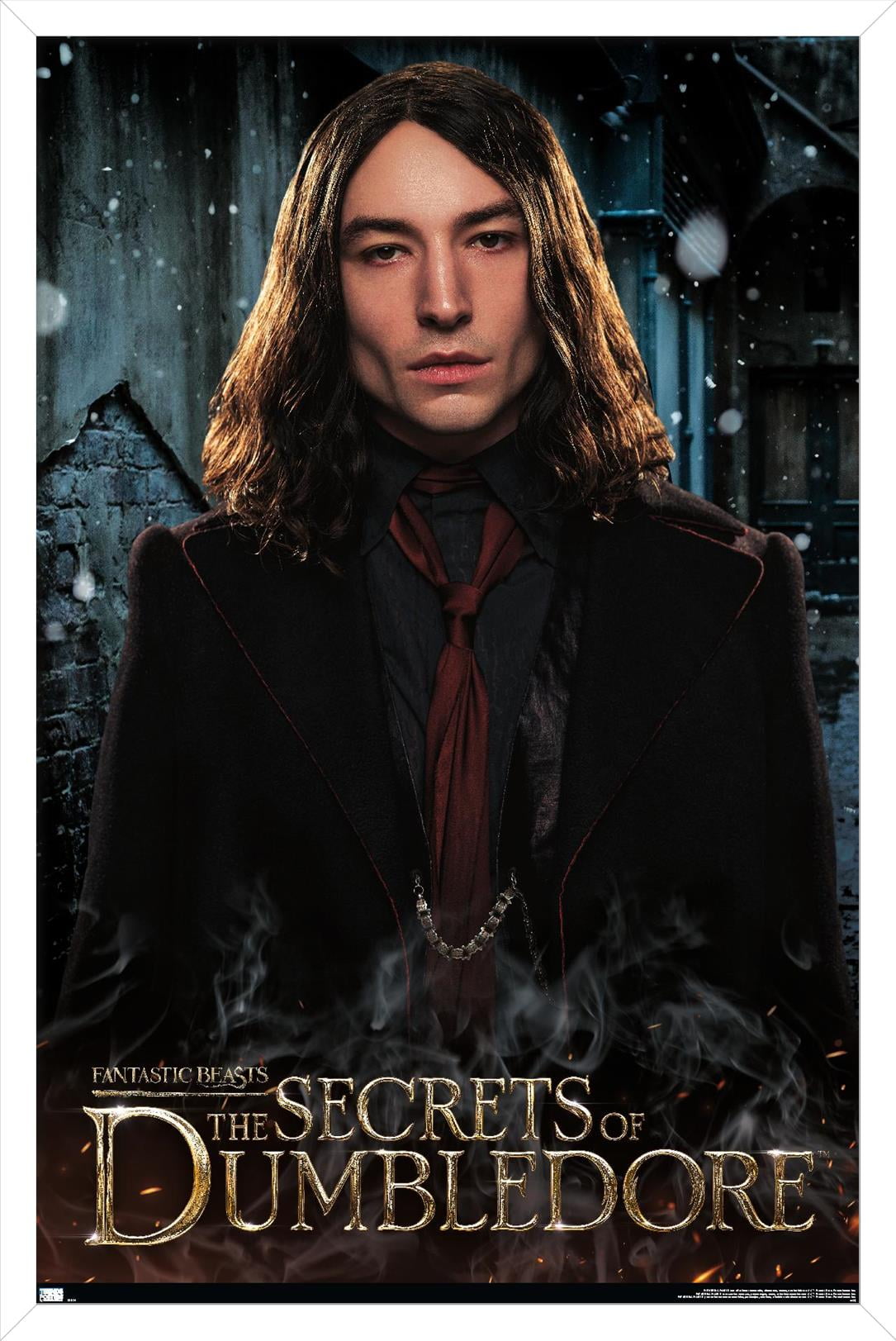 Fantastic Beasts: The Secrets of Dumbledore - Credence Barebone Wall Poster, 22.375" x 34" Framed