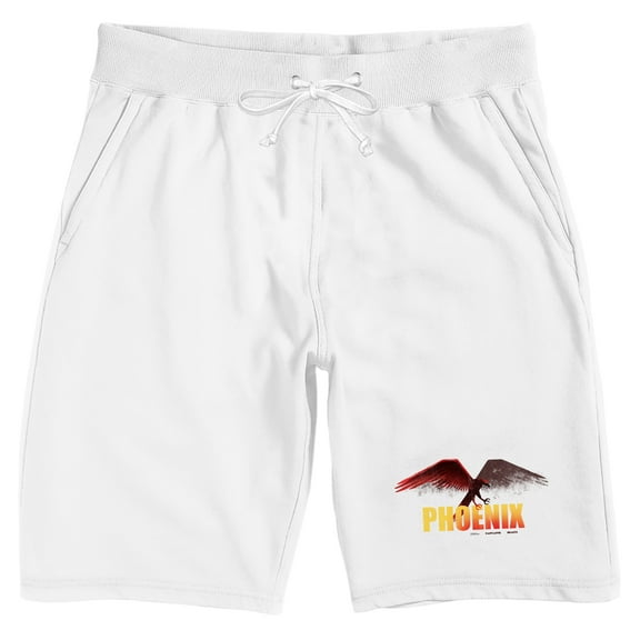 Fantastic Beasts: The Secrets of Dumbledore Phoenix Men's White Lounge Shorts-XL