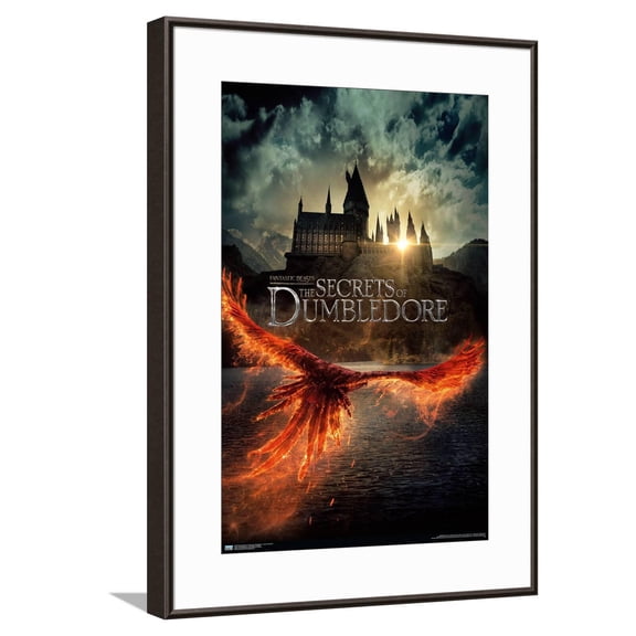 Fantastic Beasts: The Secrets of Dumbledore - Teaser One-Sheet Canvas Wall Poster, 14.725" x 22.375"