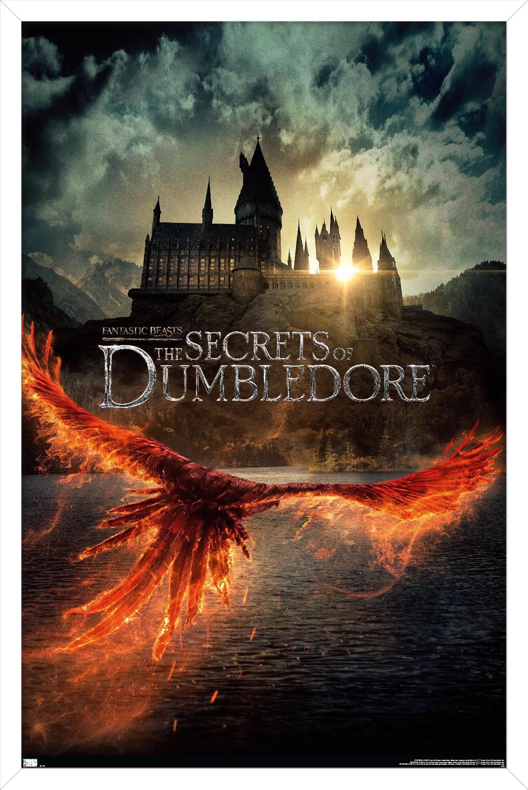 Fantastic Beasts: The Secrets of Dumbledore - Teaser One-Sheet Wall Poster, 14.725" x 22.375" Framed