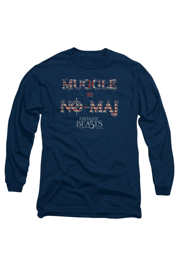 Fantastic Beasts - Uk Us No Maj - Long Sleeve Shirt - Large