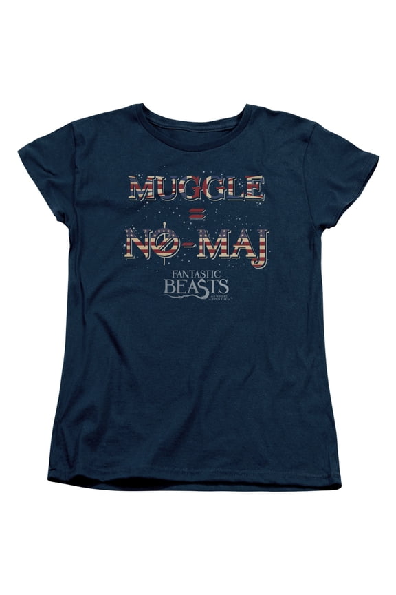 Fantastic Beasts - Uk Us No Maj - Women's Short Sleeve Shirt - Medium