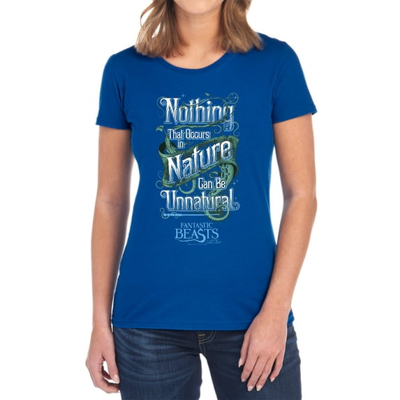 Fantastic Beasts Unnatural Women's T Shirt, Royal, 2X-Large