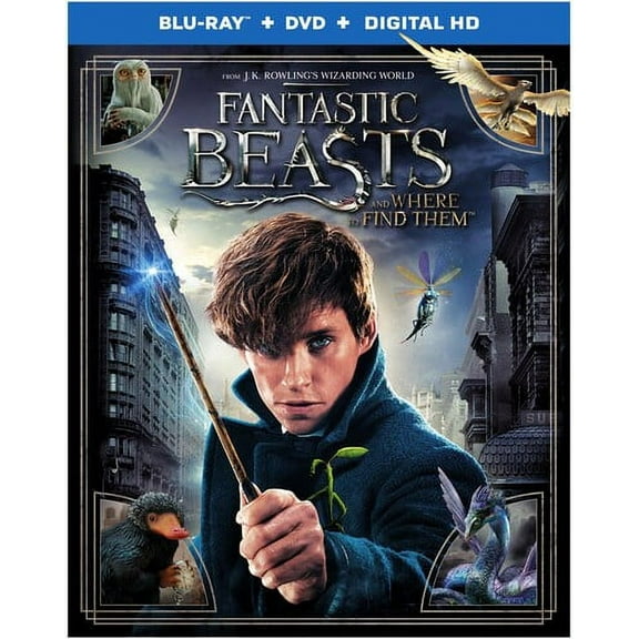 Fantastic Beasts and Where to Find Them (Blu-ray + DVD) (Walmart Exclusive)