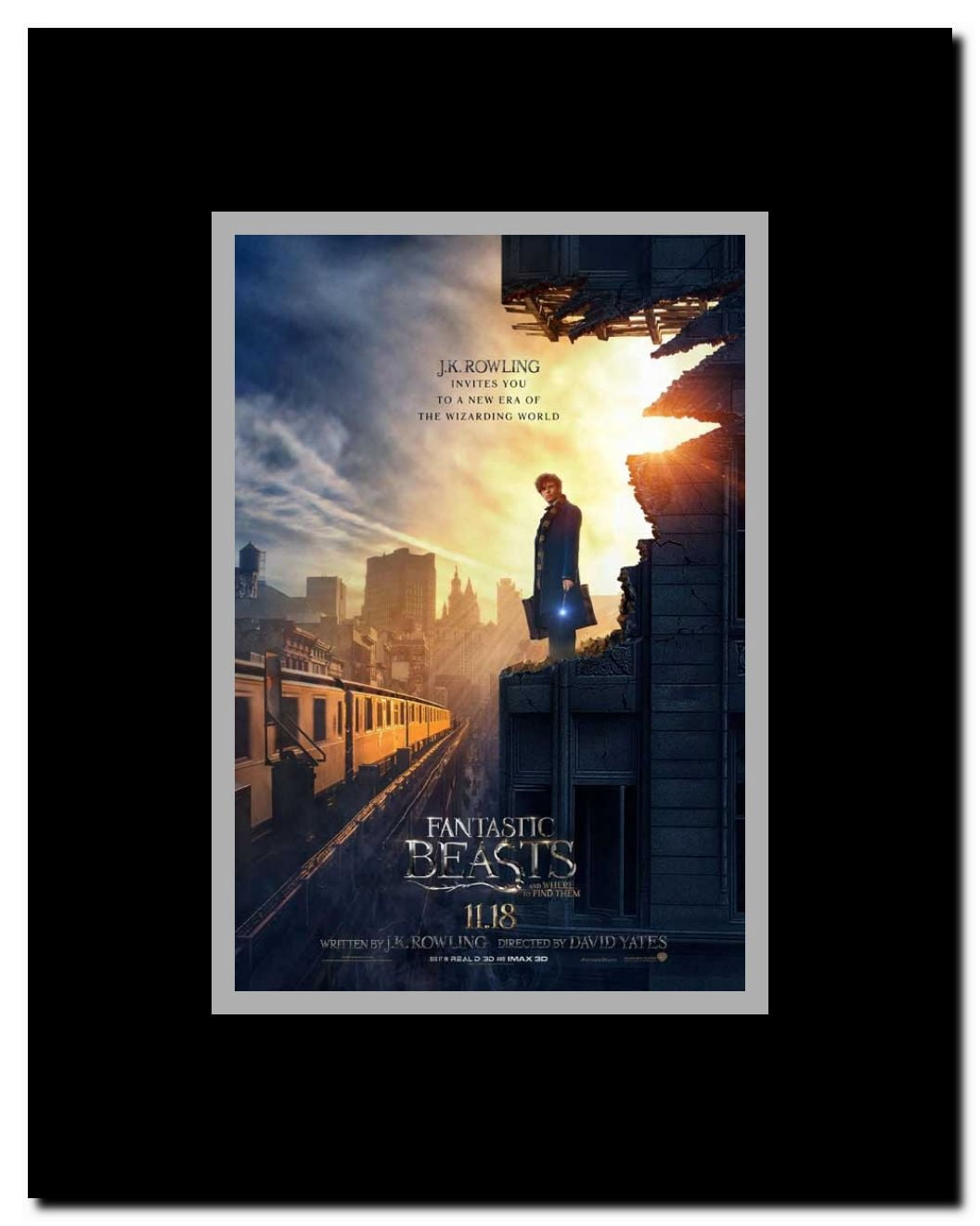 Fantastic Beasts and Where to Find Them Framed Movie Poster