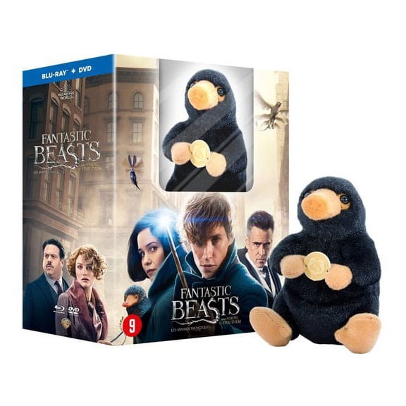 Fantastic Beasts and Where to Find Them - Includes Fluffy Niffler Figurine (Blu-Ray & DVD Combo) [ Blu-Ray, Reg.A/B/C Import - Netherlands ]