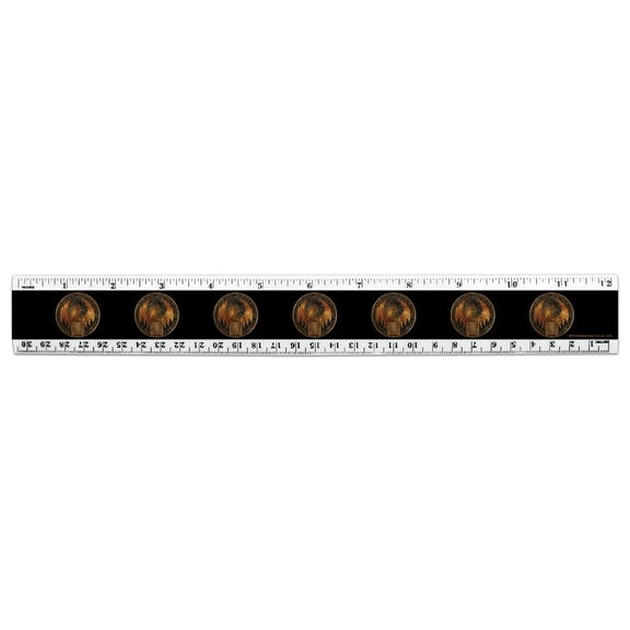 Fantastic Beasts and Where to Find Them Magical Congress Logo 12 Inch Standard and Metric Plastic Ruler
