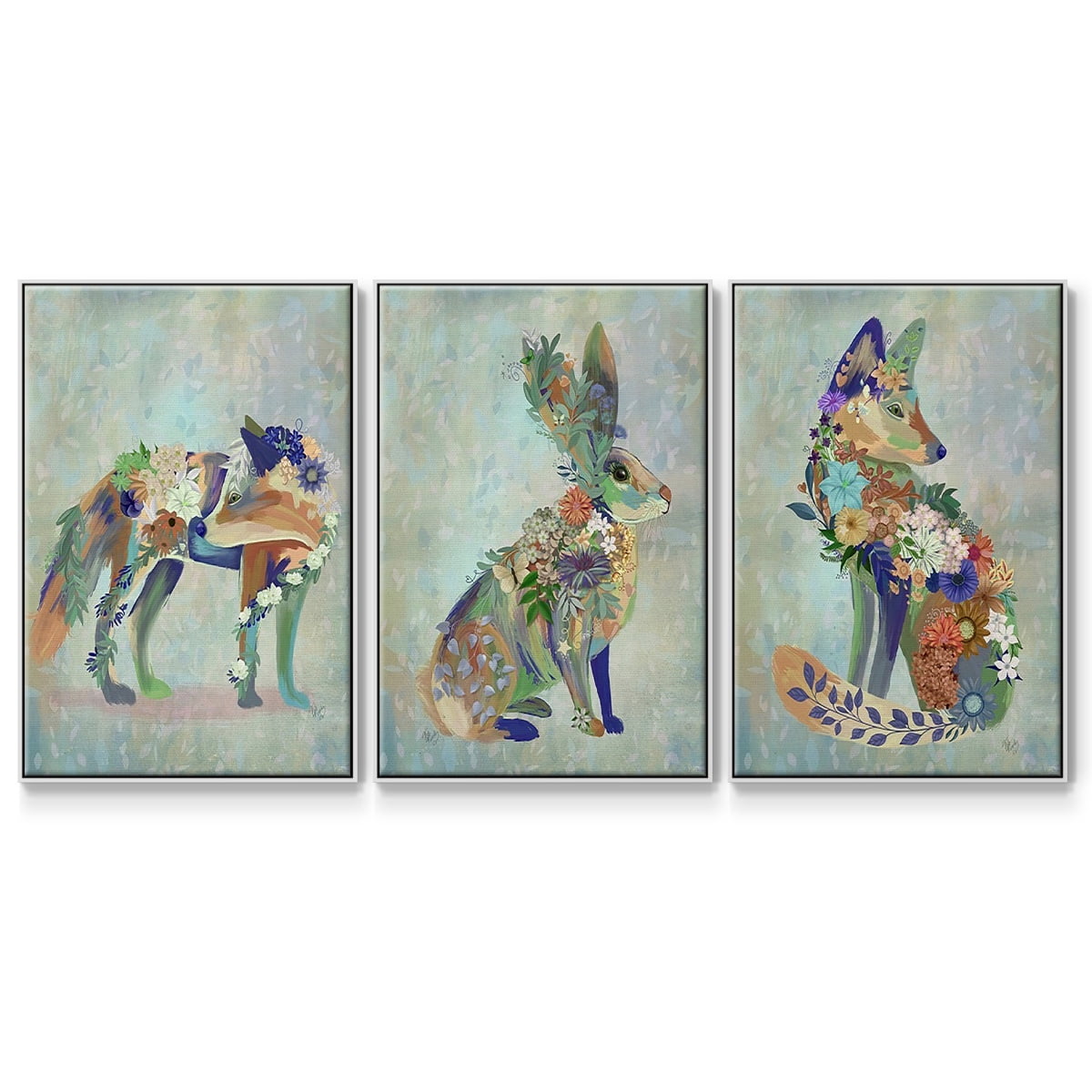 Madam Fox❣️ Fantastic-Florals-Fox-Sitting-