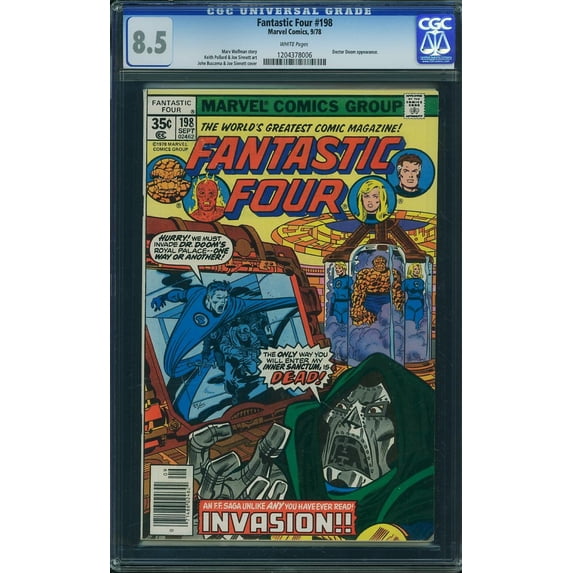Fantastic Four #198 - CGC 8.5