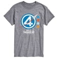 thumbnail image 1 of Fantastic Four (2025) - Fantatic Four Logo Space Logo - Men's Short Sleeve Graphic T-Shirt, 1 of 4