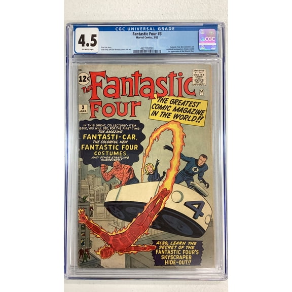 Fantastic Four #3 - CGC 4.5 Comic Book