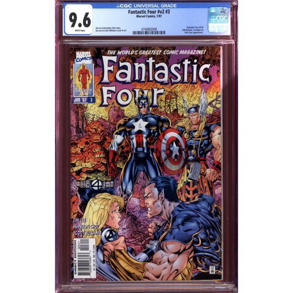 Fantastic Four #3 - CGC 9.6 Comic Book