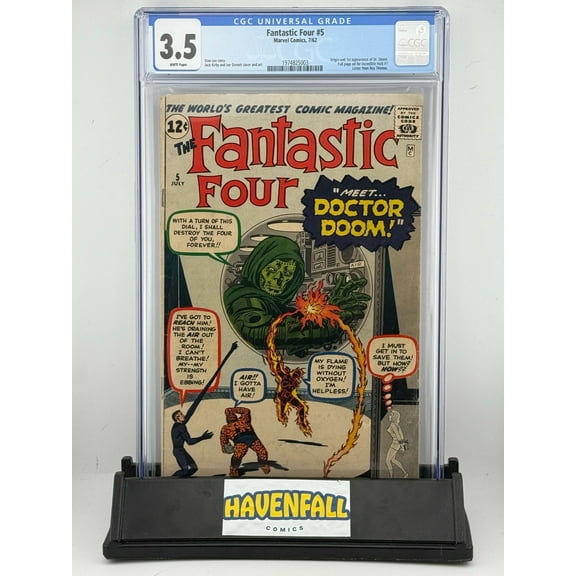 Fantastic Four #5 - CGC 3.5 Comic Book