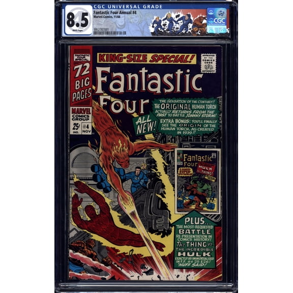 Fantastic Four Annual #4 - CGC 8.5 Comic Book