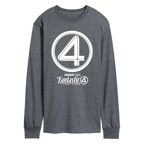 Fantastic Four - Circle Logo - Men's Long Sleeve Graphic T-Shirt