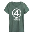 thumbnail image 1 of Fantastic Four - Circle Logo - Women's Short Sleeve Graphic T-Shirt, 1 of 4