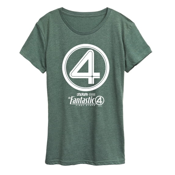 Fantastic Four - Circle Logo - Women's Short Sleeve Graphic T-Shirt