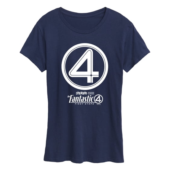 Fantastic Four - Circle Logo Short Sleeve Graphic T-Shirt