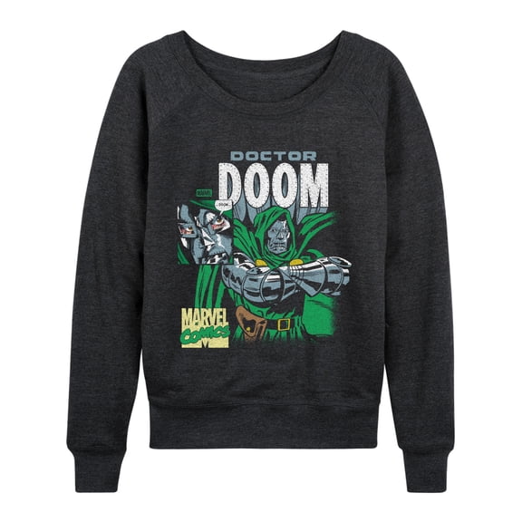 Fantastic Four - Doom Boxes - Women's French Terry Long Sleeve Pullover