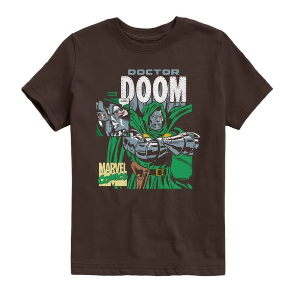 Fantastic Four - Doom Boxes - Youth Boys Short Sleeve Graphic T-Shirt