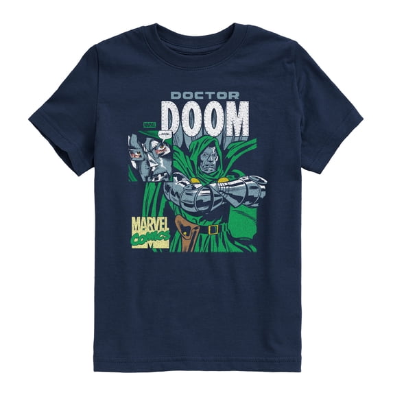 Fantastic Four - Doom Boxes - Youth Boys Short Sleeve Graphic T-Shirt