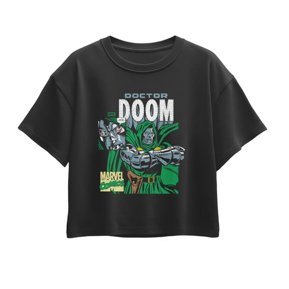 Fantastic Four - Doom Boxes - Youth Girls Boxy T-Shirt