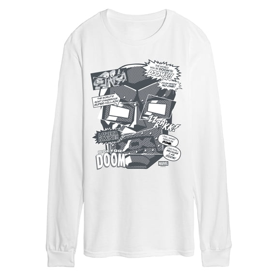 Fantastic Four - Doom Cut Paper - Men's Long Sleeve Graphic T-Shirt