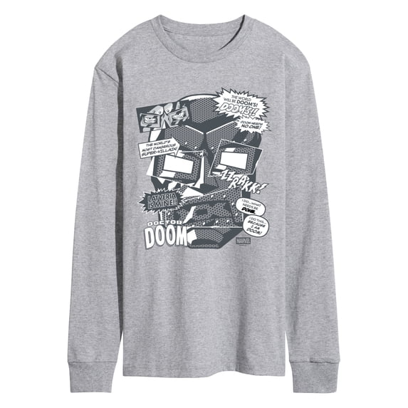 Fantastic Four - Doom Cut Paper - Men's Long Sleeve Graphic T-Shirt
