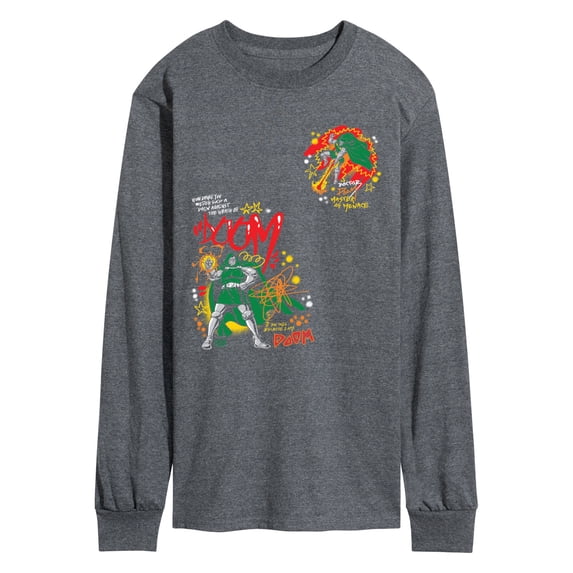 Fantastic Four - Doom Graffiti Long Sleeve Graphic T-Shirt