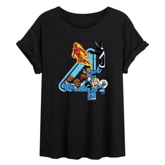 Fantastic Four - Doomsday - Juniors Oversized Graphic T-Shirt