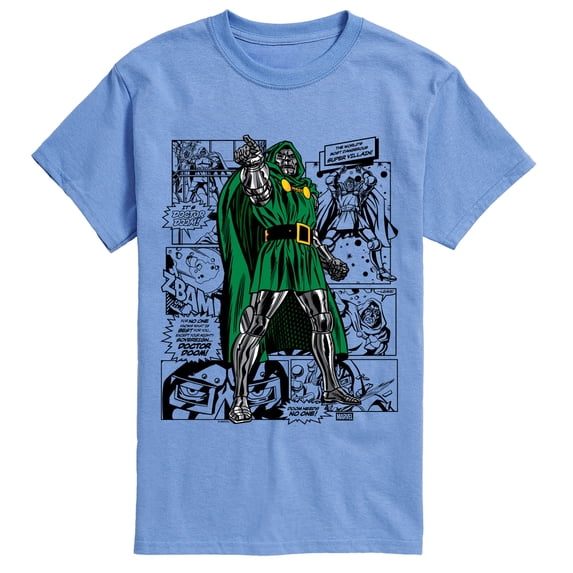 Fantastic Four - Dr. Doom Comic - Men's Short Sleeve Graphic T-Shirt