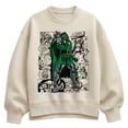 thumbnail image 1 of Fantastic Four - Dr. Doom Comic - Women's Oversized Fleece Crew Sweatshirt, 1 of 3