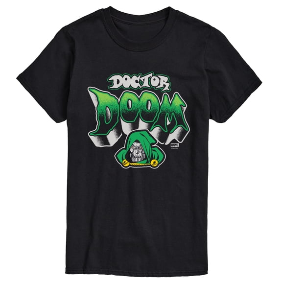 Fantastic Four - Dr. Doom Graffiti - Men's Short Sleeve Graphic T-Shirt