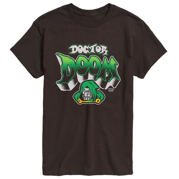 Fantastic Four - Dr. Doom Graffiti - Men's Short Sleeve Graphic T-Shirt