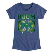 Fantastic Four - Dr. Doom Jersey Girls' Fitted Short Sleeve Graphic T-Shirt