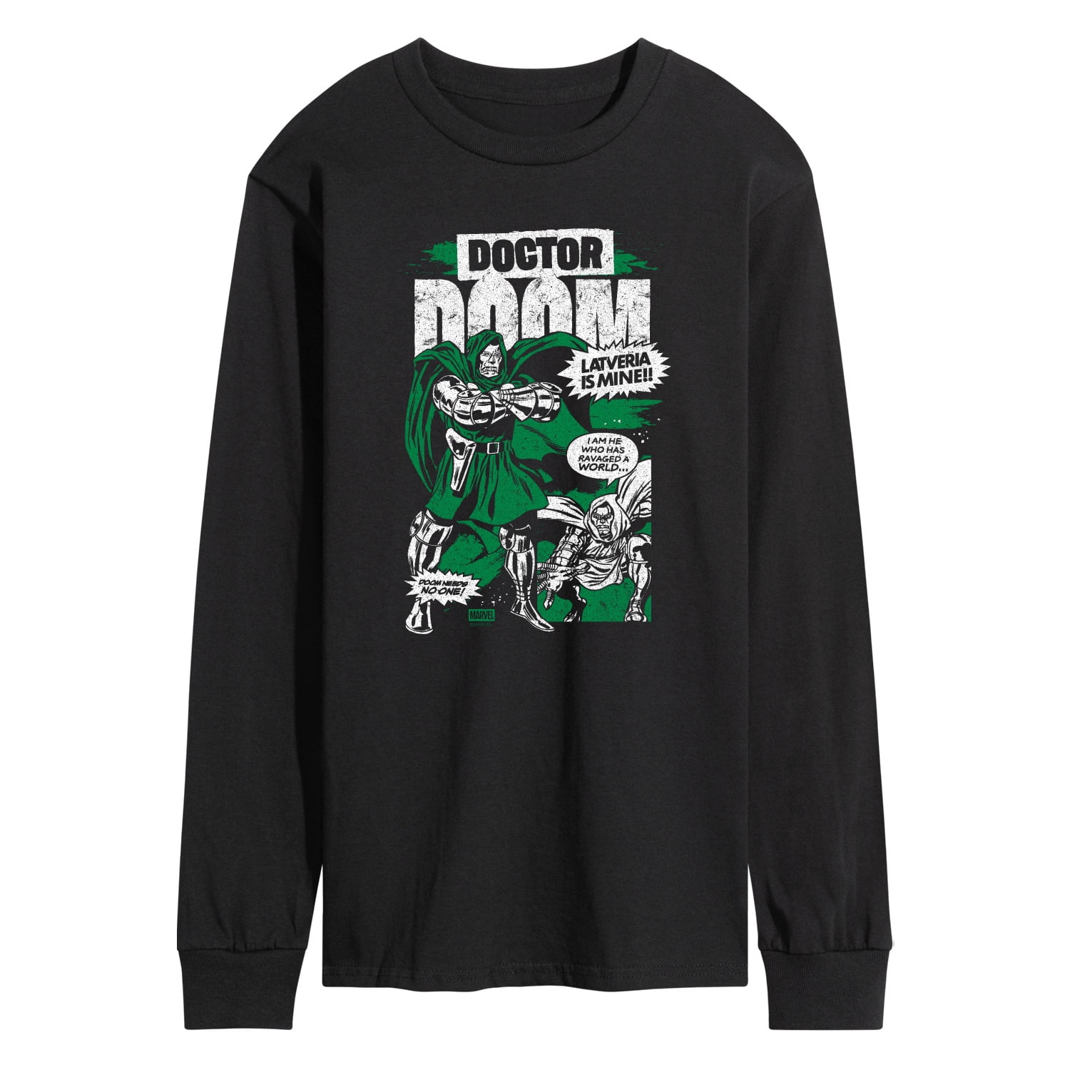 Fantastic Four - Dr. Doom Magazine - Men's Long Sleeve Graphic T-Shirt ...