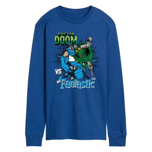 Fantastic Four - Dr Doom Vs Mr Fantastic - Men's Long Sleeve Graphic T-Shirt