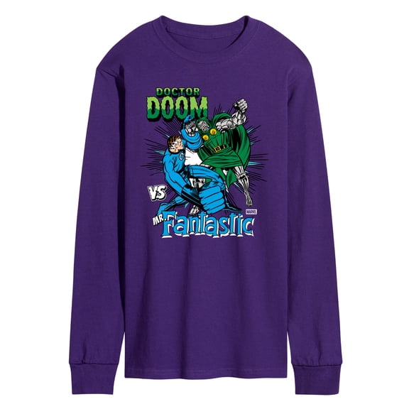 Fantastic Four - Dr Doom Vs Mr Fantastic - Men's Long Sleeve Graphic T-Shirt