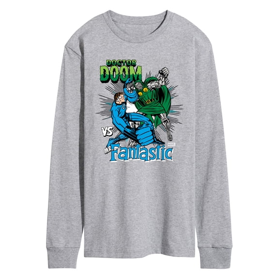 Fantastic Four - Dr Doom Vs Mr Fantastic - Men's Long Sleeve Graphic T-Shirt