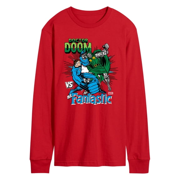 Fantastic Four - Dr Doom Vs Mr Fantastic - Men's Long Sleeve Graphic T-Shirt