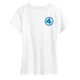thumbnail image 1 of Fantastic Four - Fantastic Four Blue - Women's Short Sleeve Graphic T-Shirt, 1 of 4