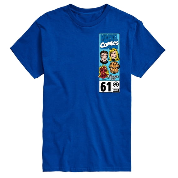 Fantastic Four - Fantastic Four Heads Box - Men's Short Sleeve Graphic T-Shirt