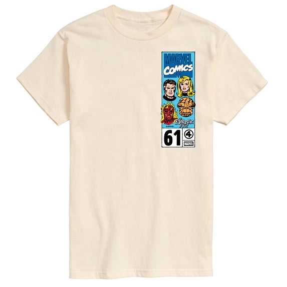 Fantastic Four - Fantastic Four Heads Box - Men's Short Sleeve Graphic T-Shirt