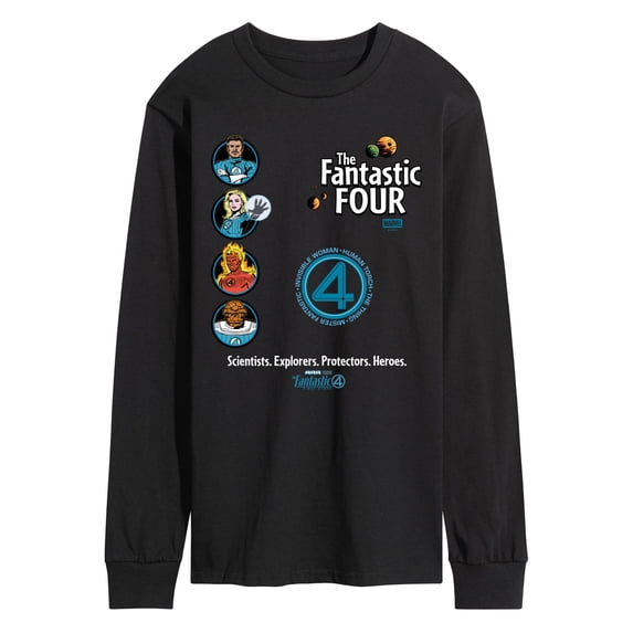 Fantastic Four - Faux Hit - Men's Long Sleeve Graphic T-Shirt