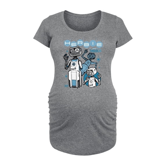 Fantastic Four - Herbie - Women's Maternity Scoop Neck Graphic T-Shirt