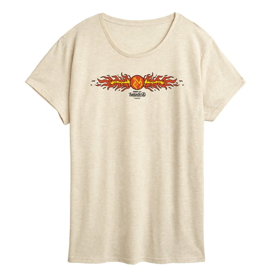 Fantastic Four - Horizontal Torch - Women's Short Sleeve Graphic T-Shirt